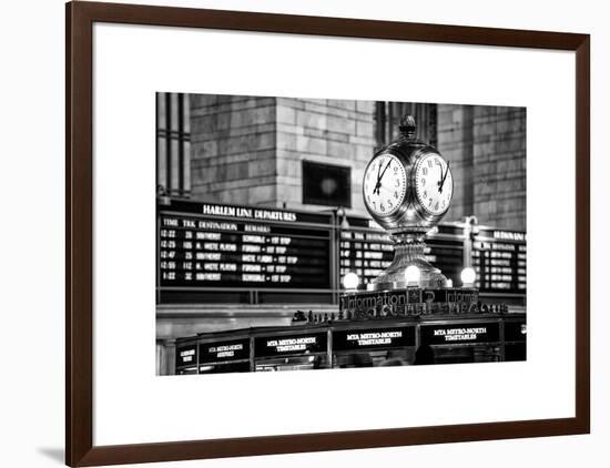 Grand Central Terminal's Four-Sided Seth Thomas Clock - Manhattan - New York-Philippe Hugonnard-Framed Art Print