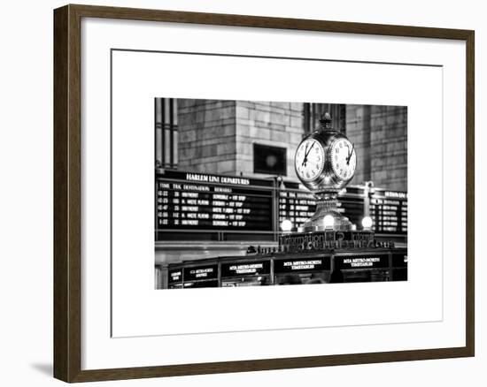 Grand Central Terminal's Four-Sided Seth Thomas Clock - Manhattan - New York-Philippe Hugonnard-Framed Art Print