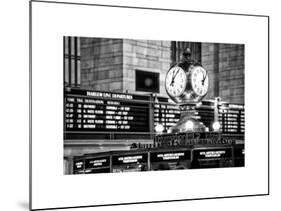 Grand Central Terminal's Four-Sided Seth Thomas Clock - Manhattan - New York-Philippe Hugonnard-Mounted Art Print