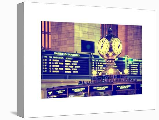 Grand Central Terminal's Four-Sided Seth Thomas Clock - Manhattan - New York-Philippe Hugonnard-Stretched Canvas