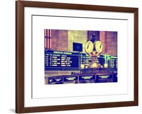 Grand Central Terminal's Four-Sided Seth Thomas Clock - Manhattan - New York-Philippe Hugonnard-Framed Art Print