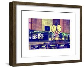 Grand Central Terminal's Four-Sided Seth Thomas Clock - Manhattan - New York-Philippe Hugonnard-Framed Art Print