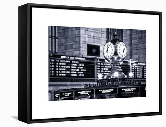 Grand Central Terminal's Four-Sided Seth Thomas Clock - Manhattan - New York-Philippe Hugonnard-Framed Stretched Canvas