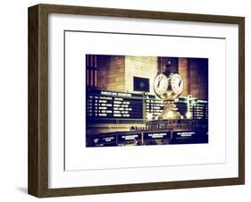 Grand Central Terminal's Four-Sided Seth Thomas Clock - Manhattan - New York-Philippe Hugonnard-Framed Art Print