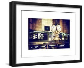 Grand Central Terminal's Four-Sided Seth Thomas Clock - Manhattan - New York-Philippe Hugonnard-Framed Art Print