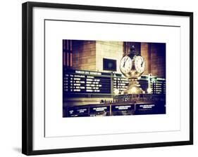 Grand Central Terminal's Four-Sided Seth Thomas Clock - Manhattan - New York-Philippe Hugonnard-Framed Art Print