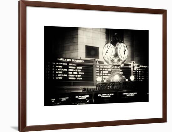 Grand Central Terminal's Four-Sided Seth Thomas Clock - Manhattan - New York-Philippe Hugonnard-Framed Art Print