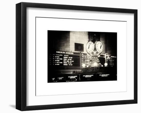 Grand Central Terminal's Four-Sided Seth Thomas Clock - Manhattan - New York-Philippe Hugonnard-Framed Art Print