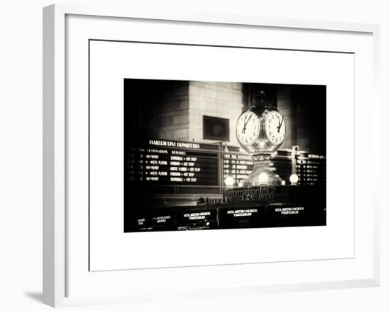 Grand Central Terminal's Four-Sided Seth Thomas Clock - Manhattan - New York-Philippe Hugonnard-Framed Art Print