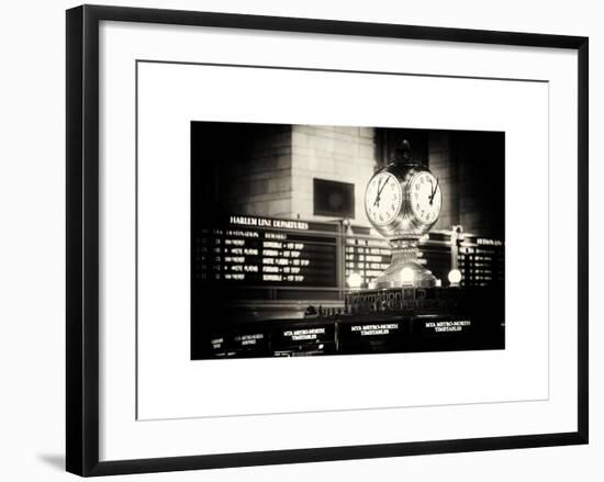 Grand Central Terminal's Four-Sided Seth Thomas Clock - Manhattan - New York-Philippe Hugonnard-Framed Art Print