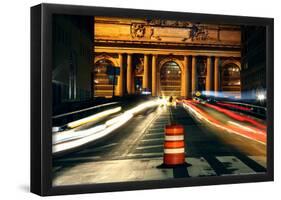 Grand Central Terminal Timelapse NYC-null-Framed Poster