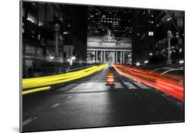 Grand Central Terminal Timelapse NYC-null-Mounted Poster