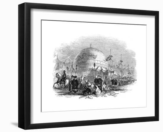 Grand Ceremony of Trying the Cannon, 1847-Giles-Framed Giclee Print