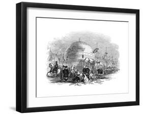 Grand Ceremony of Trying the Cannon, 1847-Giles-Framed Giclee Print