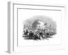 Grand Ceremony of Trying the Cannon, 1847-Giles-Framed Giclee Print