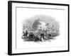 Grand Ceremony of Trying the Cannon, 1847-Giles-Framed Giclee Print