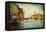 Grand Channel -Venice - Artwork In Painting Style-Maugli-l-Framed Stretched Canvas