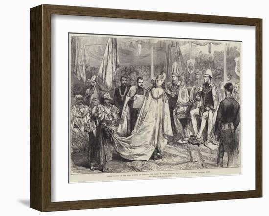 Grand Chapter of the Star of India at Calcutta-null-Framed Giclee Print