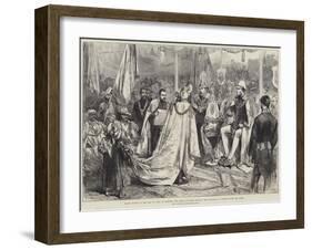 Grand Chapter of the Star of India at Calcutta-null-Framed Giclee Print