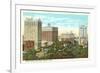 Grand Circus Park West, Detroit, Michigan-null-Framed Premium Giclee Print