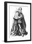 Grand Costume of a Supreme Commander of the French Armies, 16th Century-Cottard-Framed Giclee Print