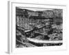 Grand Coulee Dam Being Constructed-null-Framed Photographic Print