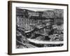 Grand Coulee Dam Being Constructed-null-Framed Photographic Print