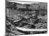 Grand Coulee Dam Being Constructed-null-Mounted Photographic Print