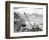 Grand Coulee Dam Being Constructed-null-Framed Photographic Print