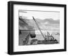 Grand Coulee Dam Being Constructed-null-Framed Photographic Print