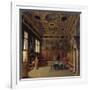 Grand Council Hall of the Doge's Palace in Venice-Heinrich Hansen-Framed Giclee Print