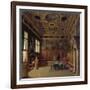 Grand Council Hall of the Doge's Palace in Venice-Heinrich Hansen-Framed Giclee Print