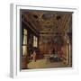 Grand Council Hall of the Doge's Palace in Venice-Heinrich Hansen-Framed Giclee Print