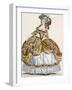 Grand Court Dress in New Style, Engraved by Dupin, Plate 291-Augustin De Saint-aubin-Framed Giclee Print