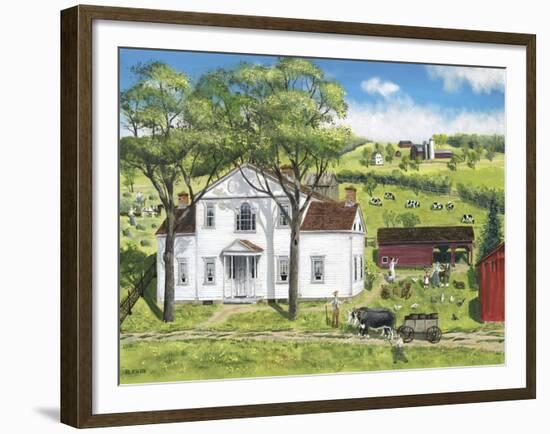 Grand Daughters Visit-Bob Fair-Framed Giclee Print