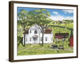 Grand Daughters Visit-Bob Fair-Framed Giclee Print