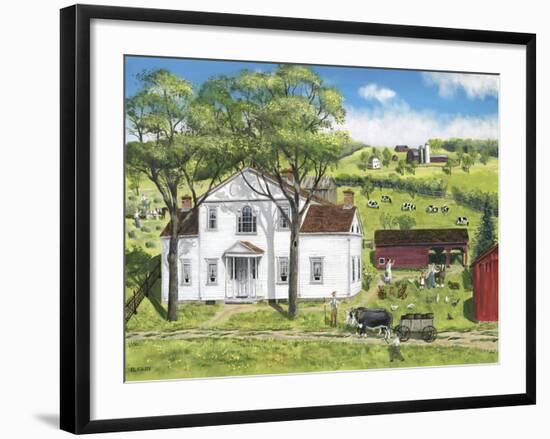 Grand Daughters Visit-Bob Fair-Framed Giclee Print