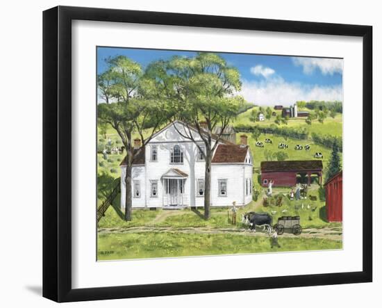 Grand Daughters Visit-Bob Fair-Framed Giclee Print