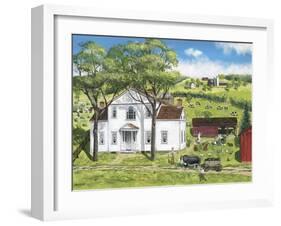 Grand Daughters Visit-Bob Fair-Framed Giclee Print