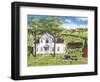 Grand Daughters Visit-Bob Fair-Framed Premium Giclee Print