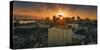 Grand Day Sunset Oakland - Lake Merritt, East Bay Area-Vincent James-Stretched Canvas