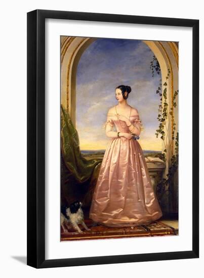 Grand Duchess Alexandra Nikolaevna of Russia, (1825-184), 1840-Christina Robertson-Framed Giclee Print