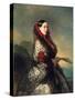 Grand Duchess Maria Nikolaevna of Russia, 1857-Franz Xaver Winterhalter-Stretched Canvas