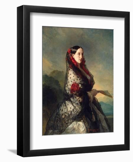 Grand Duchess Maria Nikolaevna of Russia, 1857-Franz Xaver Winterhalter-Framed Giclee Print