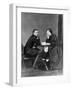 Grand Duke Nicholas Nikolaevich (The Elde) of Russia with His Wife and Son, C1861-C1863-null-Framed Giclee Print