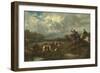 Grand Duke Vladimir Alexandrovich of Russia (1847-190) on a Wolf Hunt-Rudolf Ferdinandovich Frenz-Framed Giclee Print