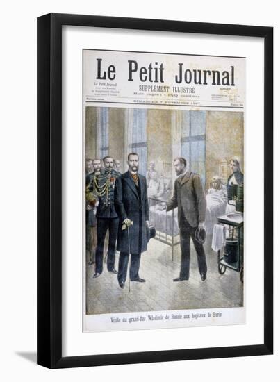 Grand Duke Vladimir of Russia Visiting a Paris Hospital, 1897-Henri Meyer-Framed Giclee Print