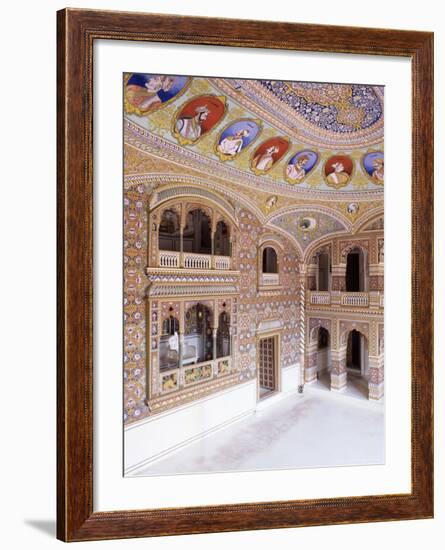 Grand Entrance Hall to the Fort at Base of Hill on Which the Fort Sits, Kuchaman Fort, India-John Henry Claude Wilson-Framed Photographic Print