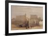 Grand Entrance To Temple Luxor-David Roberts-Framed Premium Giclee Print