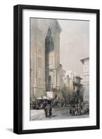 Grand Entrance to the Mosque of the Sultan Hassan-David Roberts-Framed Giclee Print